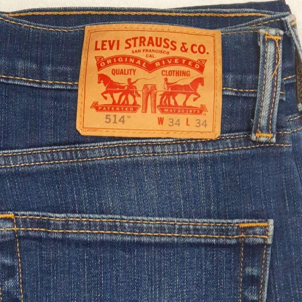 Men's Levis jeans 514 W34 L34 - Picture 5 of 5